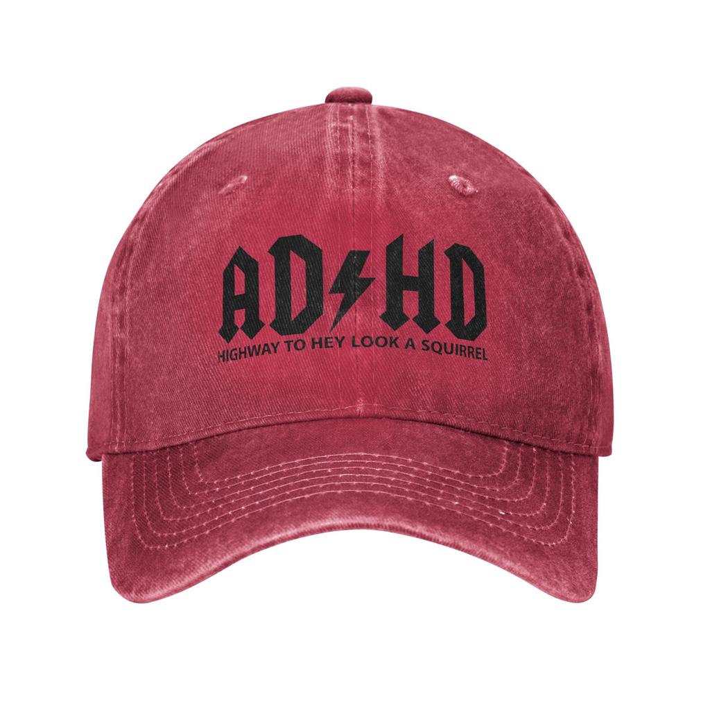 Летняя ADHD Трасса к Эй Смотри Белка Бейсболка Солнце Горячая Распродажа Дизайн Стиранные Хип-Хоп Кепки Унисекс Взрослые Бейсболки