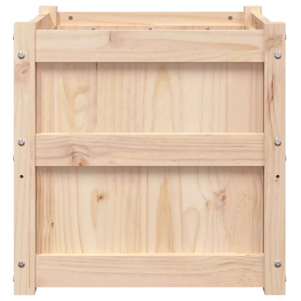 Plant Pot 50x50x50 cm Solid Pine Wood