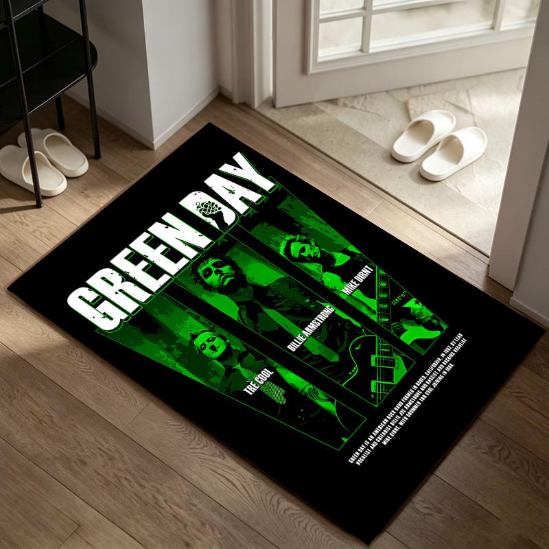 Green Day A rug suitable for office chair areas living rooms and computer desks perfect for home offices and an ideal holiday gift