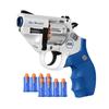9mm Revolver Toy Pistol Handgun Blaster Soft Bullet Toy Gun Airsoft Weapons Adults Boys Christmas Gifts