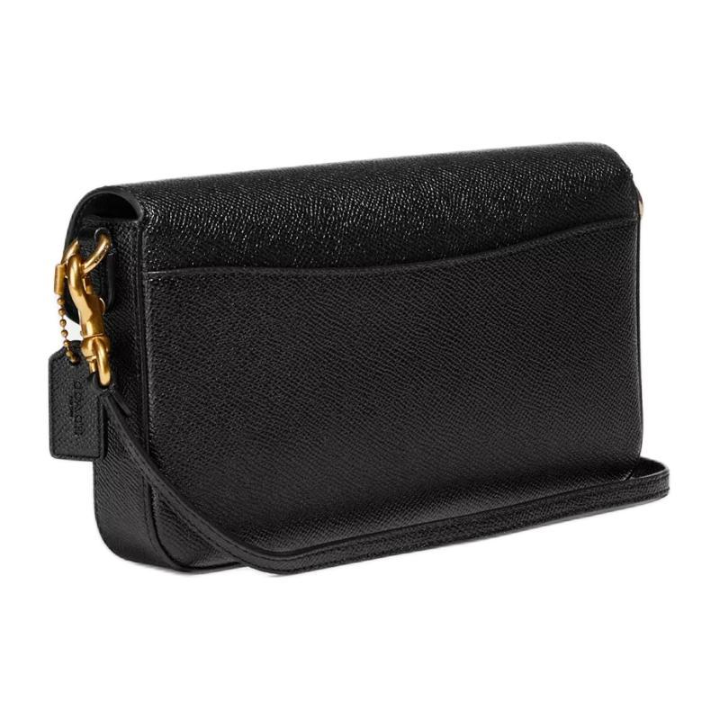 COACH Wyn Leather Crossbody Bags Small Women's Black C8439-B4BK