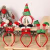 Cartoon Holiday Hairbands Cloth Xmas Tree Headbands Christmas Party Headbands  Family Gift