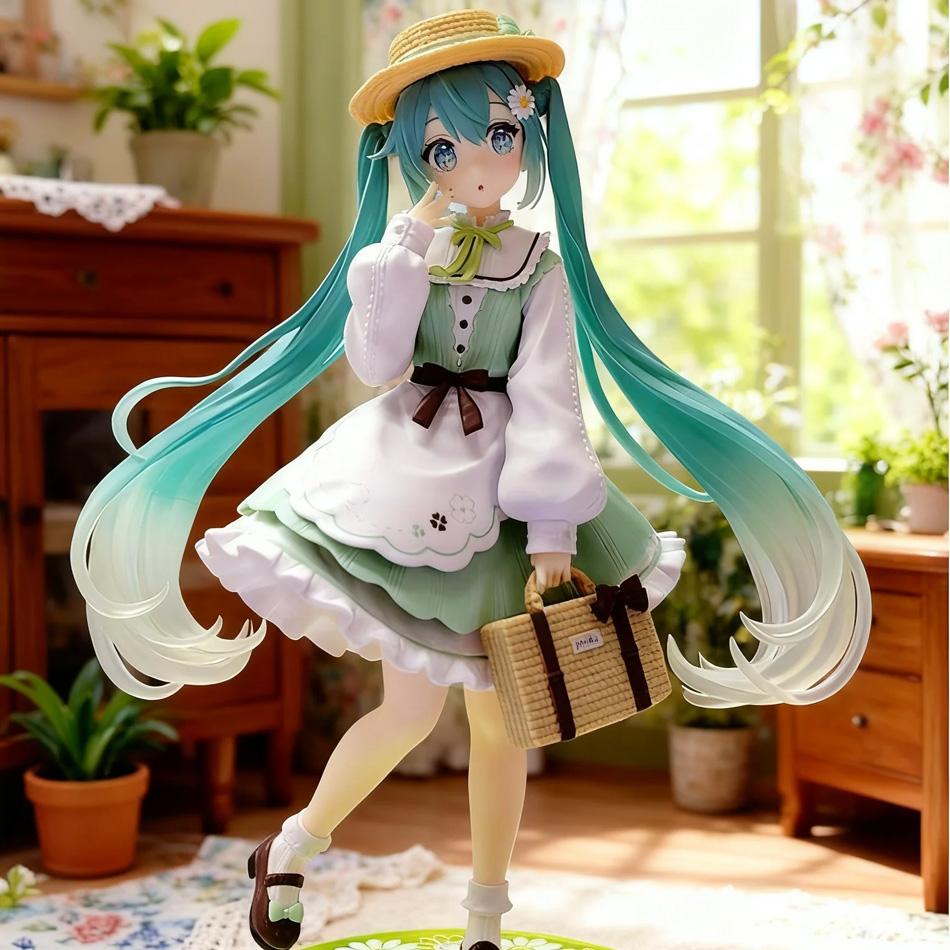 Модные фигурки Hatsune Miku Country Anime Игрушки Фигурка Действия ПВХ Модель Коллекция Кукла Подарок на День Рождения Декоративная Игрушка