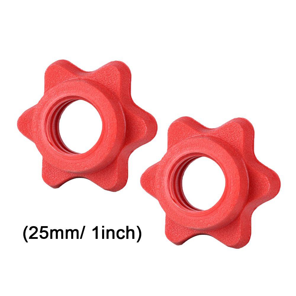 Plated Weight Steel Spring Check Nut Spin Lock Screw Dumbbell Spinlock Collars Barbell Bar Clips