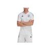 adidas Футболка с круглым вырезом и коротким рукавом, мужские топы, белые IC4375