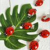 10Pcs Simulated Ladybug Hair Clips Animal Insect Hair Clips Creative Hair Accessories Headwear For Hair Decoration