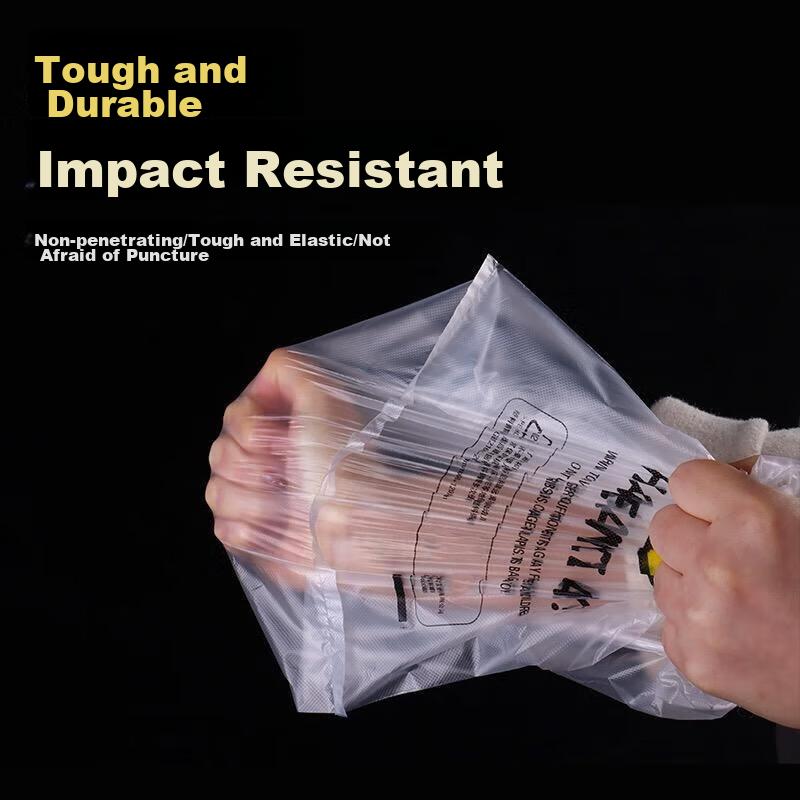 JIACHI Smiley Face Vest Bags, 20*32cm, 100 Pieces, Supermarket Handheld Food Shopping Bags, Plastic Bags, Fresh-Keeping Bags