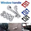 1 Set Universal Car Manual Window Lifting Crank Handle Aluminum Alloy Winder Lifter Riser Replacement Car Accessories