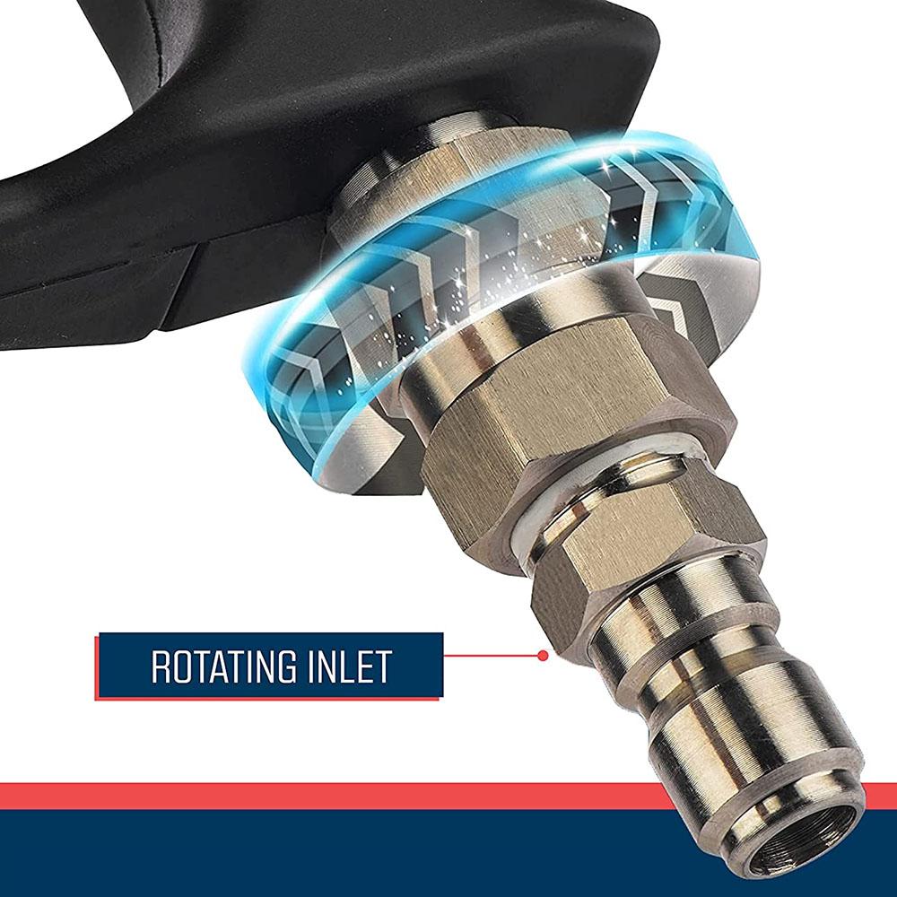 High pressure cleaning short gun