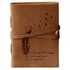 Tree & Quote Antique Handmade Personal Leather Bound Diary Cum Notepad for Men,Women Plain Paper of 5*7 Inch Size