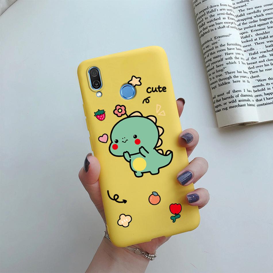 For Honor Play Case COR-L29 COR-L09 Phone Cover Stylish Flower Soft Silicone Matte Case Fundas For Honor Play Shockproof Bumper