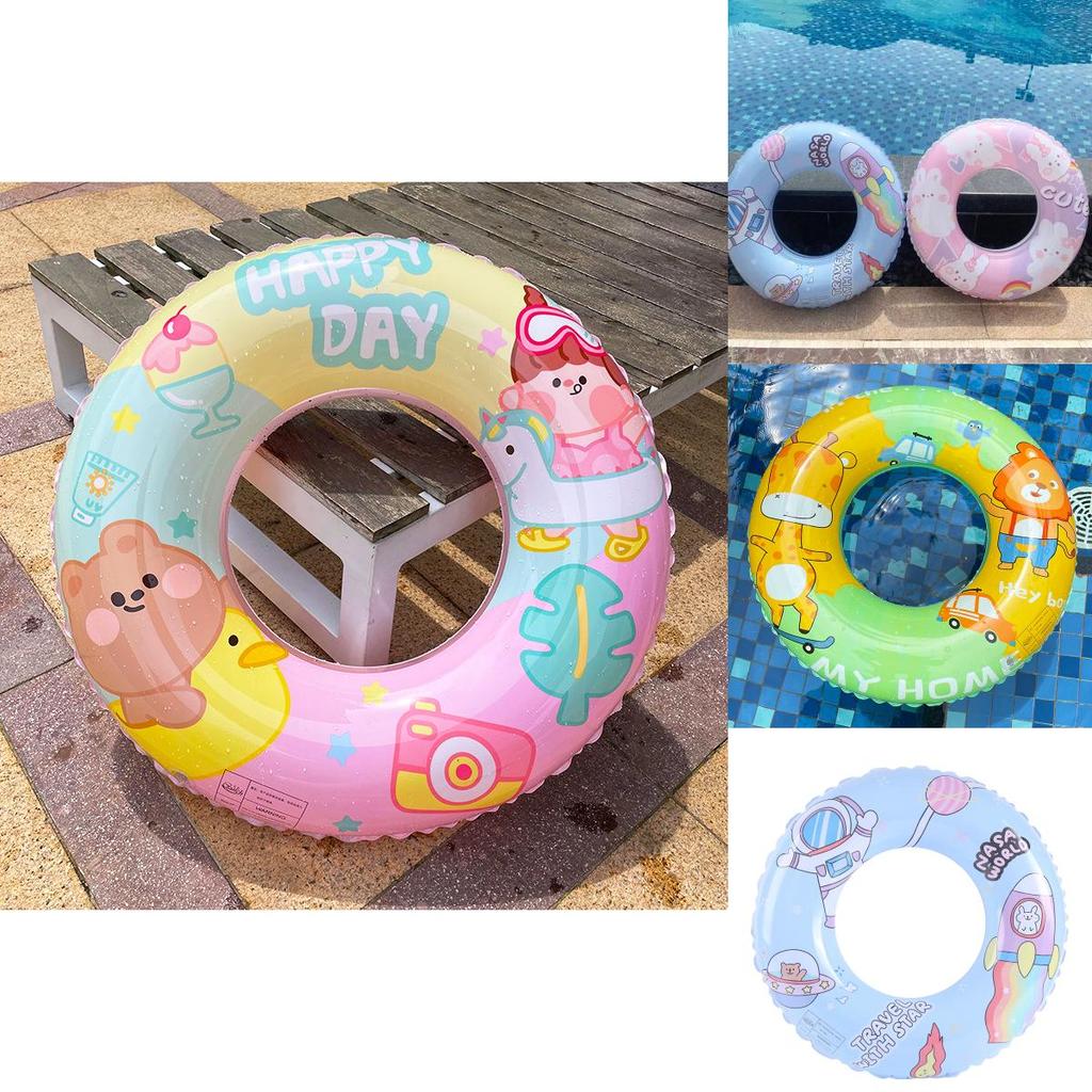 Colorful Inflatable Swim Rings For Kids Astronaut Cute Rabbit Lion Park Mermaid Dinosaur Rainbow Unicorn And More