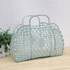Portable Summer Handbag Home Organizer Washing Storage Basket Women Bath Basket Laundry Basket