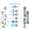 17 Value Glass Fuse Kit 3.6x10 5x20 6x30 Fast Blow Tube 0.5A 1A 2A 2.5A 3A 4A 5A 8A 10A 15A 125V 250V 5x20mm 6x30mm Assortment