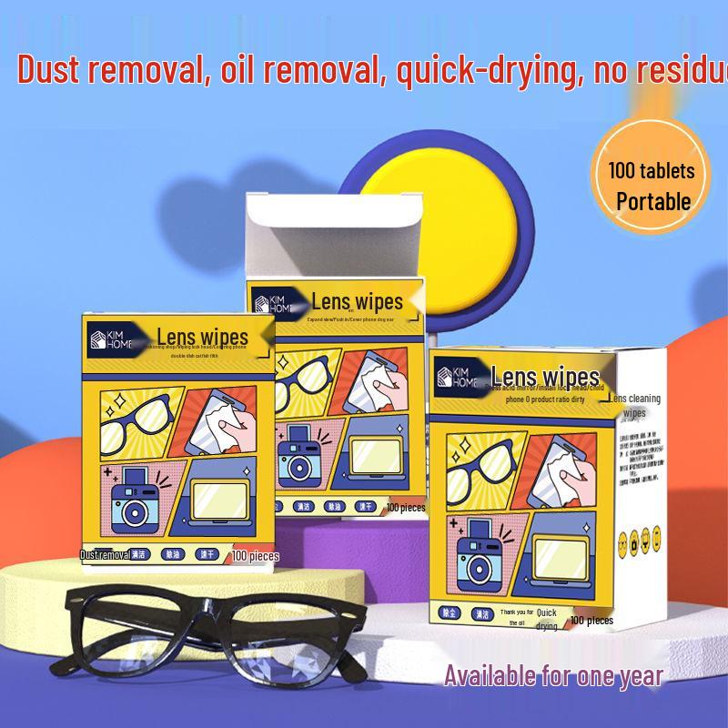 Quick-Drying Anti-Fog Eyeglass & Screen Cleaning Wipes