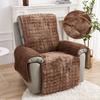 Recliner Sofa Cover Flannel Armchair Covers Plush Sofa Cover Non -Slip Relax Lazy Boy Chair Couch Slipcover Home Decor