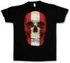 Classic Austria Skull Flag Unisex T-Shirt Schädel Banner Fahne Österreich Biker Mc