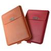 Laptop Sleeve Bag Pu Leather Waterproof Laptop Stand Notebook Pouch 13 14 15 16 Inch for MacBook Air Dell Lenovo Notebook Cover
