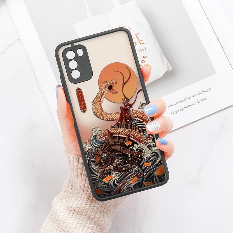 Крутой чехол для телефона с тигром, драконом и облаками для Xiaomi Mi 11 Lite 5G NE 12 12T Pro 11T 9 10 Cover POCO X3 NFC F3 M3 M4 X4 Pro Матовый Funda