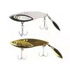 VIB Пресноводная рыболовная приманка: Рыба-мандарин и окунь, тройные крючки, вращающиеся блестки, металлический дизайн.