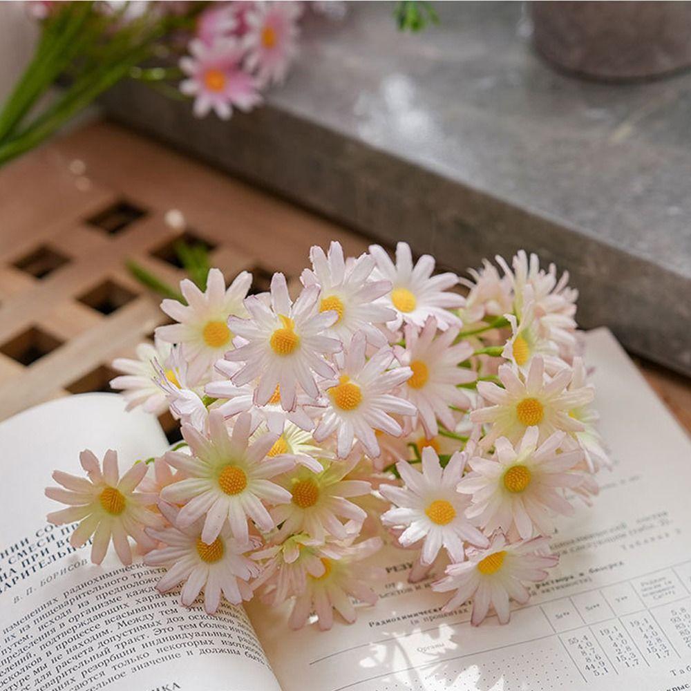 Роскошные цветы ромашки ветка реалистичный искусственный цветок праздник вечеринка свадьба