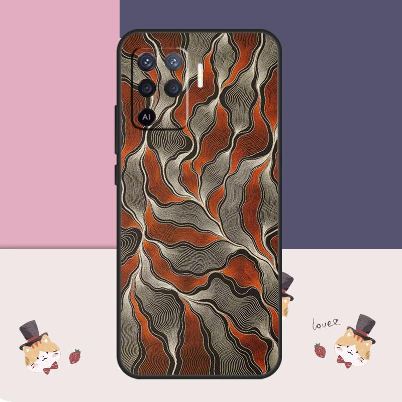 Чехол из африканской ткани для Oppo A60 A40 A80 A5 Pro A15 A16 A17 A57 A77 A94 A74 A54 A76 A96 A18 A38 A58 A78 A98