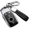 Автомобильный чехол для брелока Mercedes Benz с брелком, мягкий ТПУ, 360-градусная защита, чехол-оболочка для E-Class 2017- S-Class 2018- -