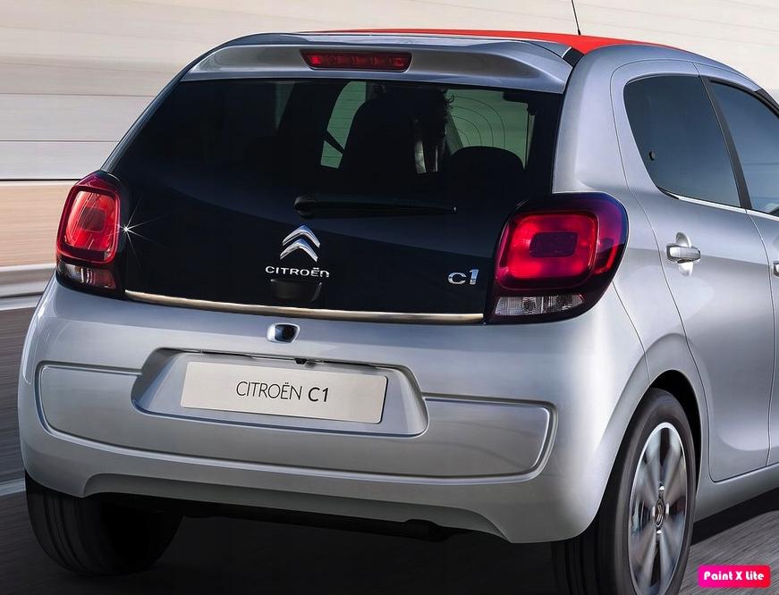 PEUGEOT 108 - CHROME trim for trunk lid