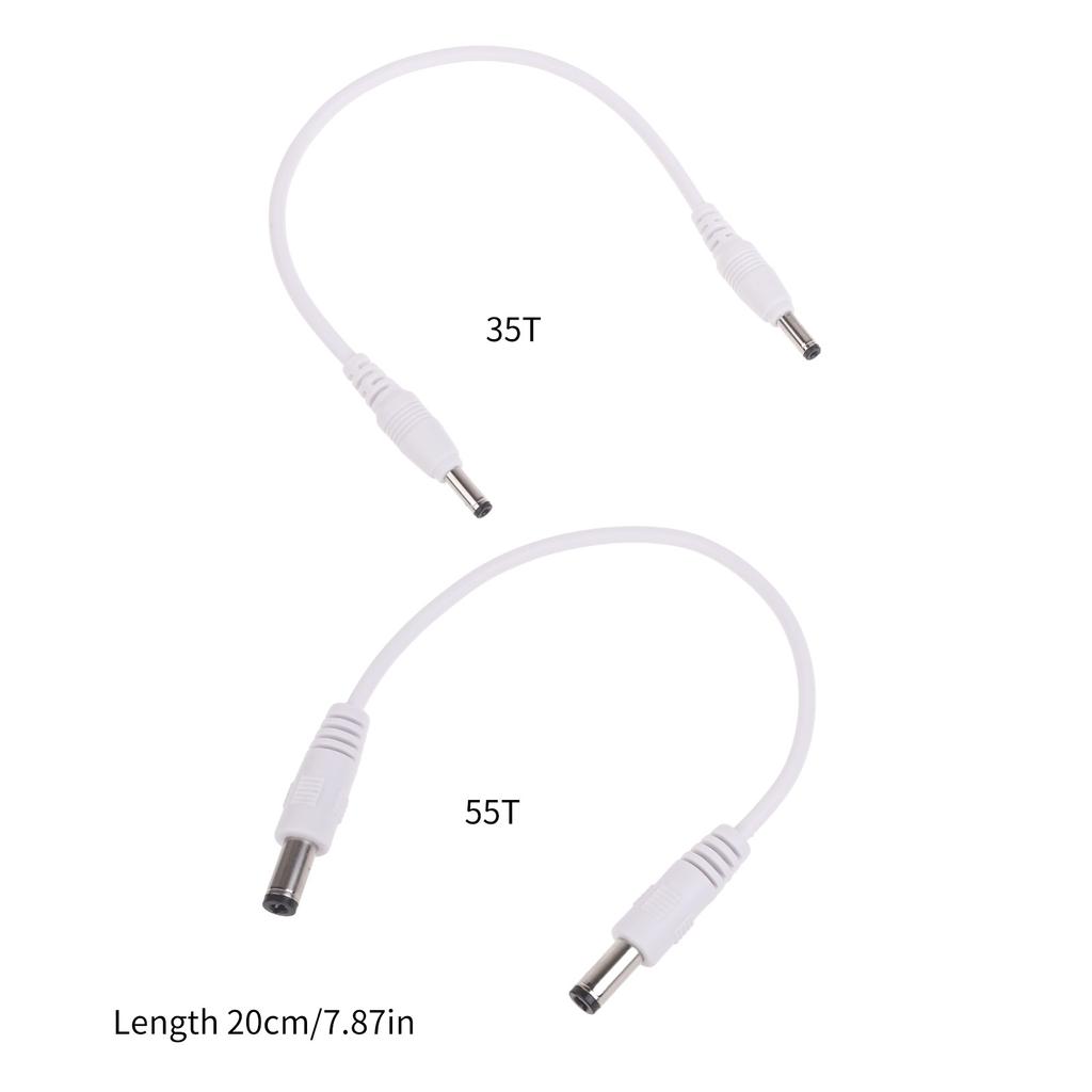 3.5x1.35mm 5.5x2.5mm DC Power Cable Leads/Men to Men/для видеонаблюдения, камер безопасности, светодиодных вывесок