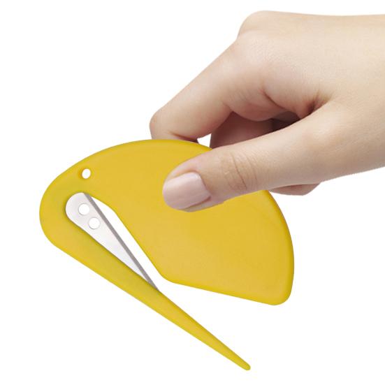 2Pcs/Set Letter Opener Plastic Mini Portable Multi-functional Pointy Tip Safe Sharp Efficient Mail Envelope Opener Cutter Home Office Supplies