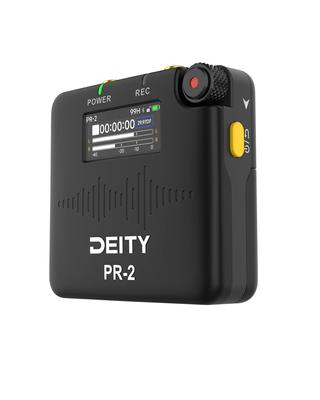 Карманный стереодиктофон DEITY с петличкой. Поддерживает 24-битную плавающую запись. Возможен мониторинг в реальном времени. С функцией временного кода. Управление через приложение.