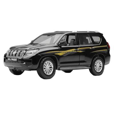 1/24 TOYOTA PRADO SUV литые игрушечные машинки из металла игрушечная модель автомобиля коллекция звуков и света детские игрушки