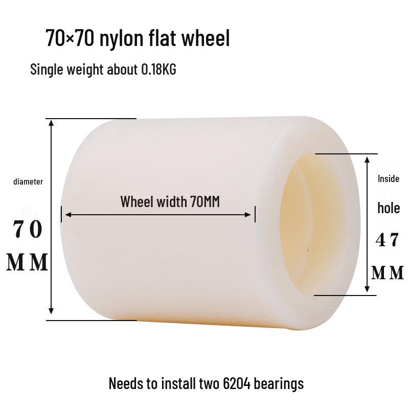 Hydraulic Pallet Truck Nylon Wheels & Iron Core PU Forklift Accessories