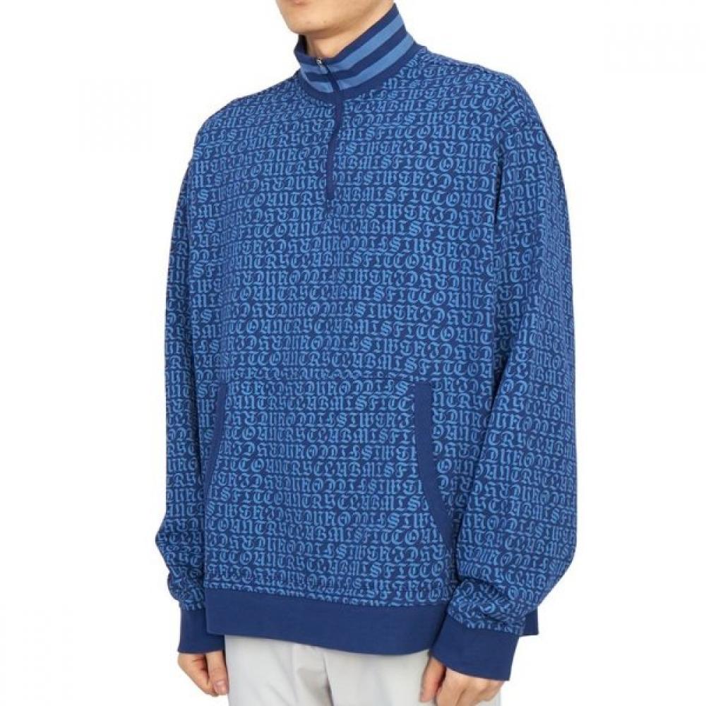 Galleria G Fore Pore Golfwear Мужская футболка с длинным рукавом и застежкой-молнией на половину длины G4mf22k155 bprnT