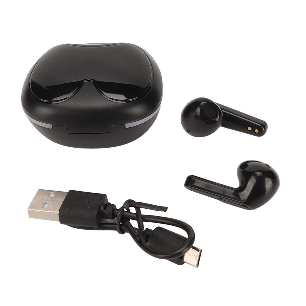 Bluetooth 5.3 Earbuds IPX7 Waterproof Deep Bass Rechargeable Wireless Sports Earbuds for Mobile Phones Tablets Black