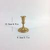 1PC Golden Candlestick Candle Stick Stand Candle Holder Iron Geometric Retro Living Room Bar