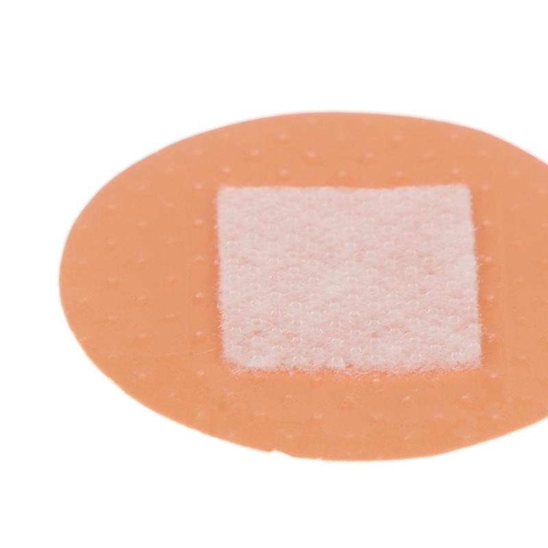 100Pcs Mini Waterproof Band Aid Round Small Wound Dressing Medical Fixation Tape