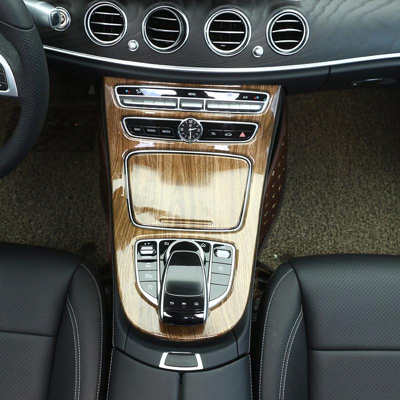 Для 2016-Mercedes-Benz E-Class W213 ABS, декоративная наклейка на крышку центральной консоли автомобиля, внутренняя отделка