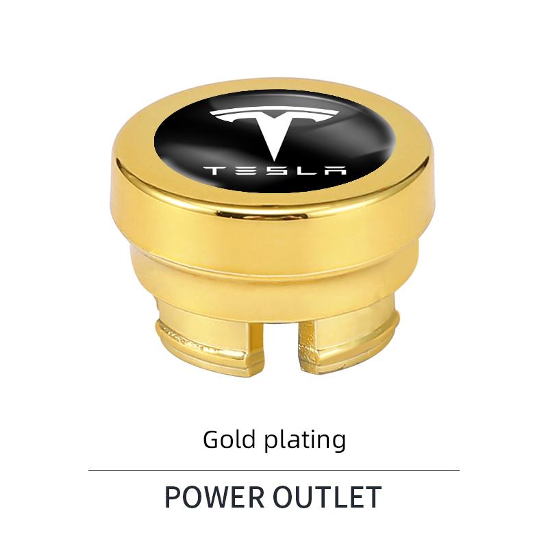 UBFMQ1 Car Ignition Device Lighter Cap Dust Proof Cover Accessories For Tesla Model 3 Y Roadster Cybertruck Juguete Coil S X Bonina