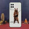 Cartoon Grizzly Bear For OPPO A54S A74 A94 A58 A78 A98 A16 A76 A96 A15 A17 A77 A5 A9 A52 A72 A79 A53S A57S Case