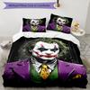 3pcs Joker character pattern bedding set duvet cover set includes duvet cover &pillowcases, perfect all season bedroom decoration & gift
