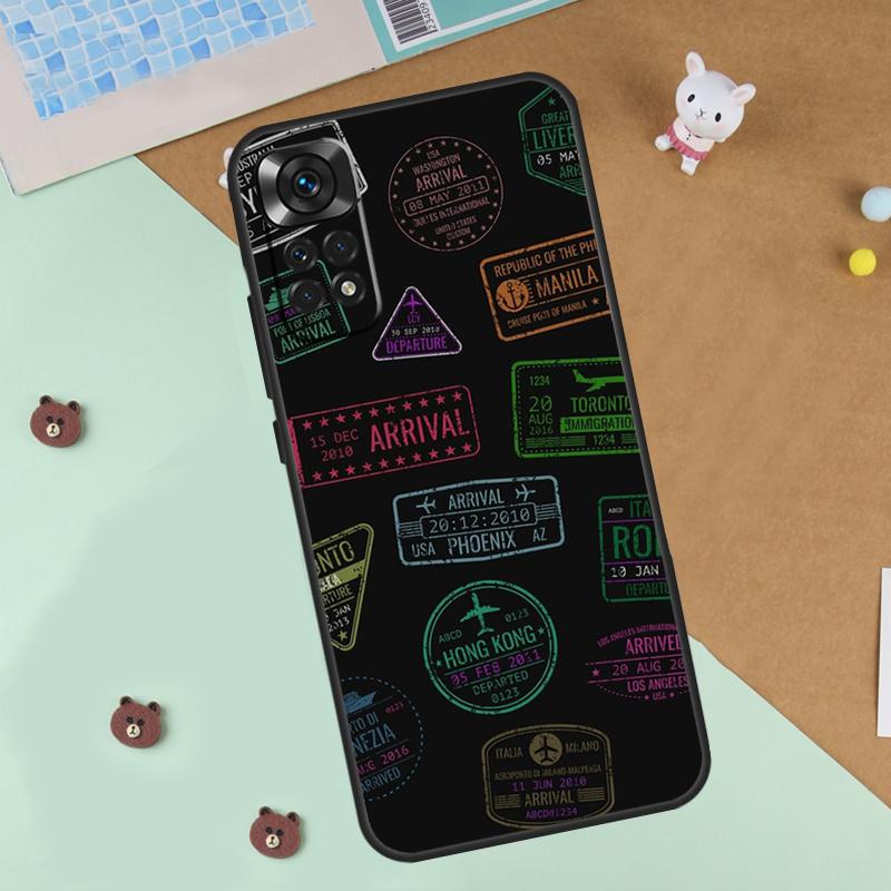 Чехол-кошелек для паспорта и виз Для Xiaomi Redmi Note 13 14 9 10 11 12 Pro 10S 11S 12S Чехол Для Redmi 13C 10C 12C 14C