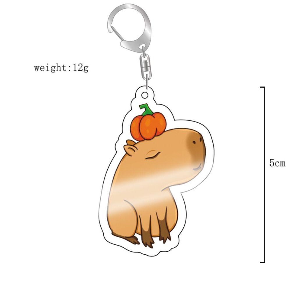 Брелок с изображением капибары, капибары, смолы, брелоки с изображением животных капибары, брелоки для ключей, сумка, подвеска