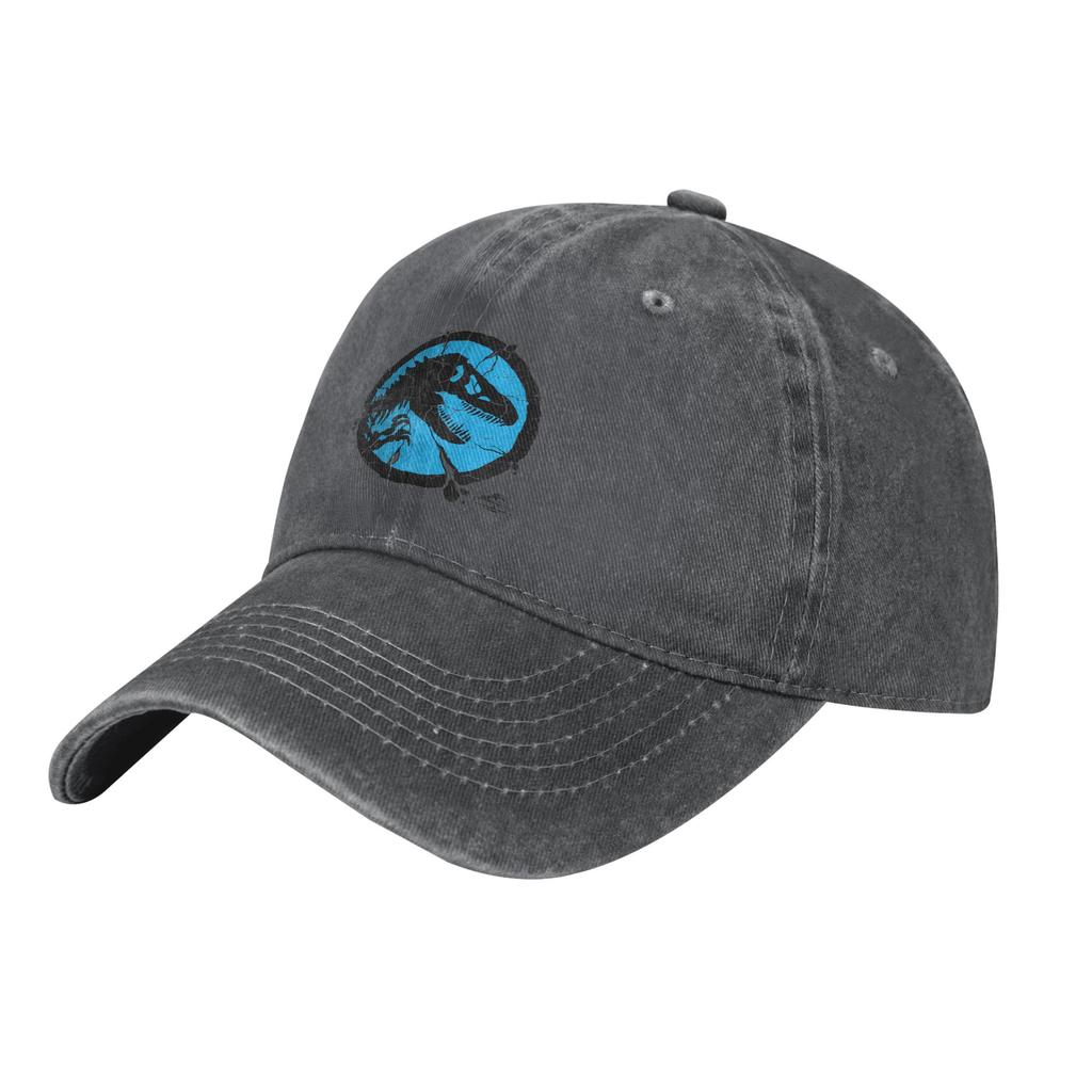 2026 Vintage Jurassic Park Shattered Baseball Cap For Men Women Cotton Snapback Cap Outdoor Running Golf Unstructured Soft Caps
