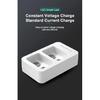 Умное быстрое зарядное устройство 2 слота 9В со светодиодными индикаторами USB-кабель для 9В Ni-MH/Ni-Cd/Li-ion аккумуляторов