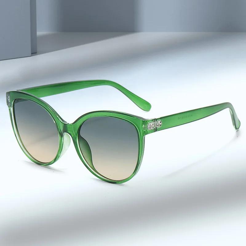 Новые солнцезащитные очки «кошачий глаз» для женщин, солнцезащитные очки для улицы, для вождения, солнцезащитные, для украшения, очки с оверсайз оправой, защита UV400