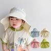 Solid Color Sunscreen Fisherman Cap Shawl Summer Sun Hat Casual Children Bucket Hat  Travel