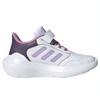 Adidas Tensaur Run 3.0 Fashionable Versatile Low-Top Kids Casual Shoes Kids Sneakers White Powder-Plum Soft-Purple JR6082
