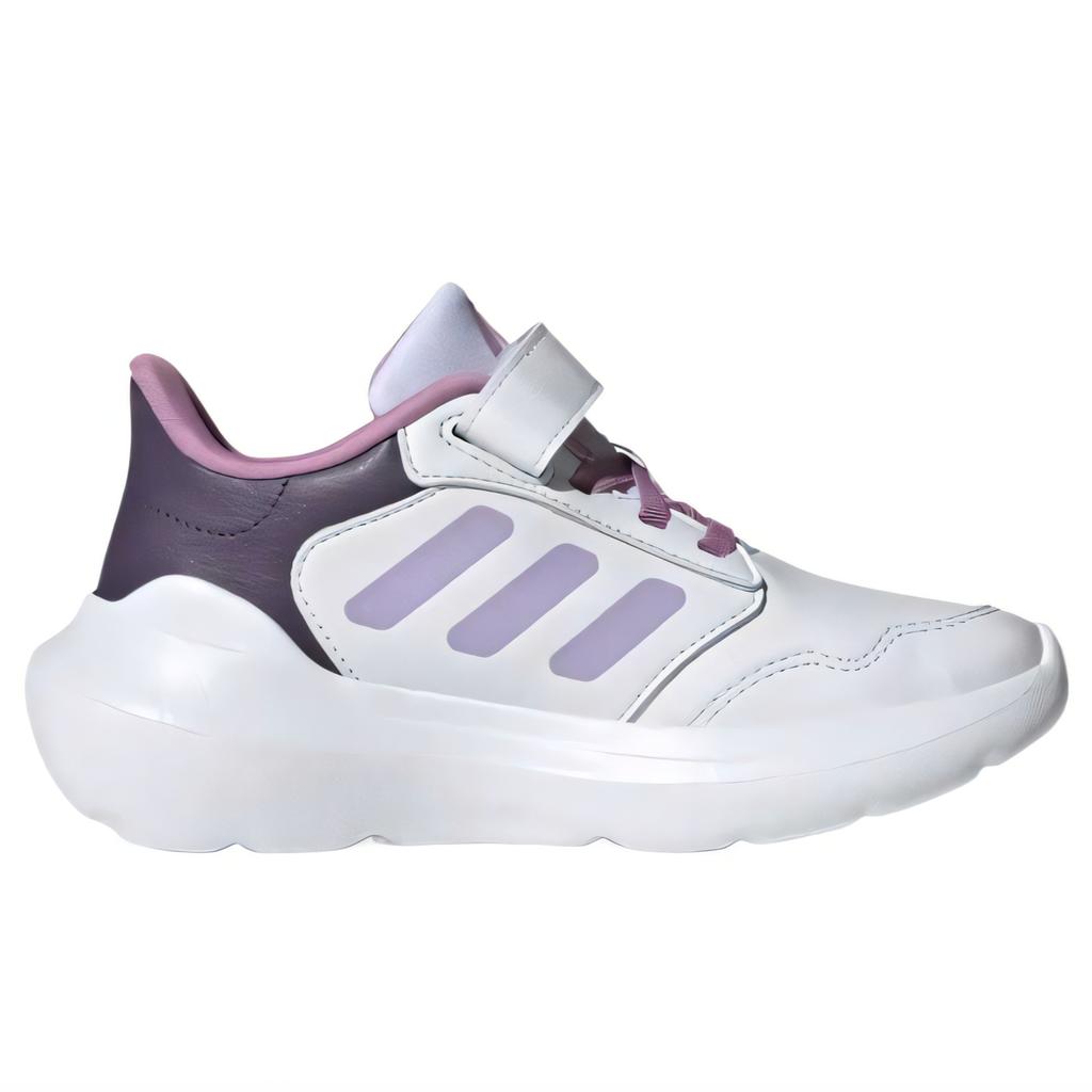 Adidas Tensaur Run 3.0 Fashionable Versatile Low-Top Kids Casual Shoes Kids Sneakers White Powder-Plum Soft-Purple JR6082