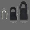 8pcs Replacement Zipper Head Tool-free Removable Zipper Puller for Luggage Schoolbag End Fit Rope Tag Clothing Zip Fixer Broken